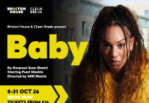 Access £10 ticket offer to see Baby in previews at Brixton House