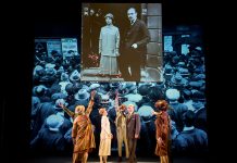 The Standard of Living – review Natalia Osipova, Rory Kinnear and the ensemble cast in The Standard of Living (credit Manuel Harlan)