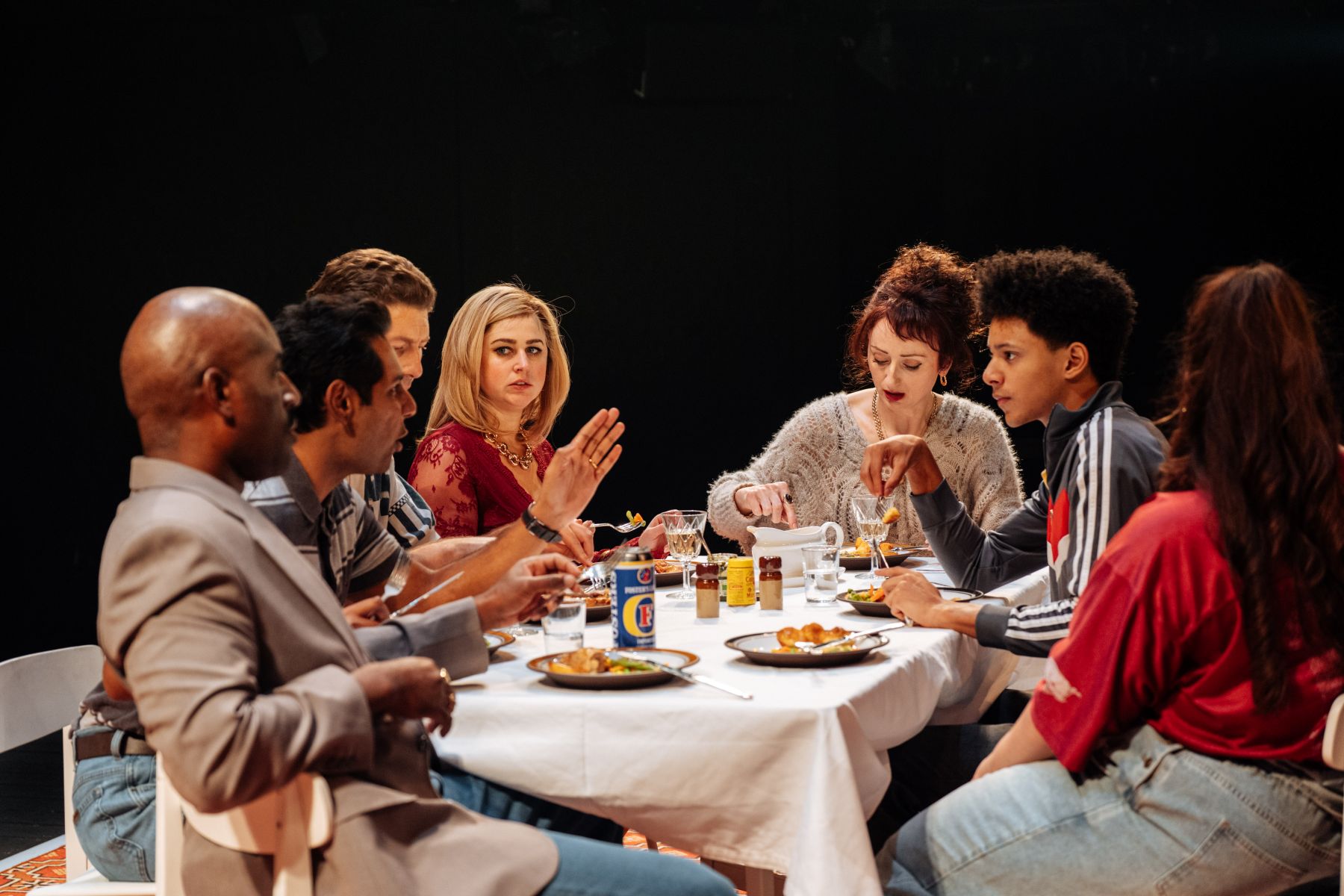 The company of ILFORD BOY (Donmar Warehouse, 2026) Photo by Helen Murray