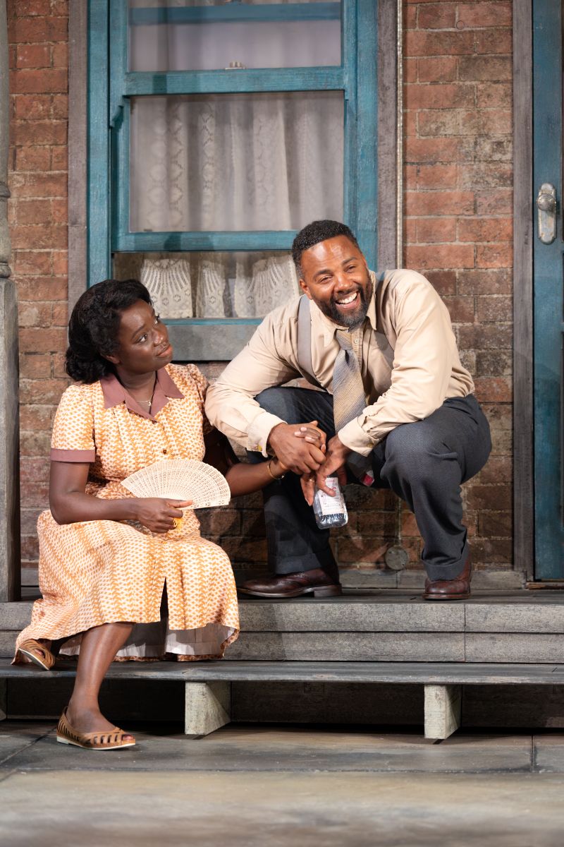 Fences by August Wilson – review 1 Tyler Fayose - Madeline Appiah as Rose Maxson, Ray Fearon as Troy Maxson in Head